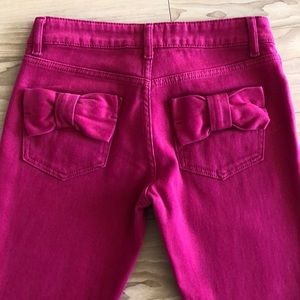 Valentino | Pink Bow Jeans
